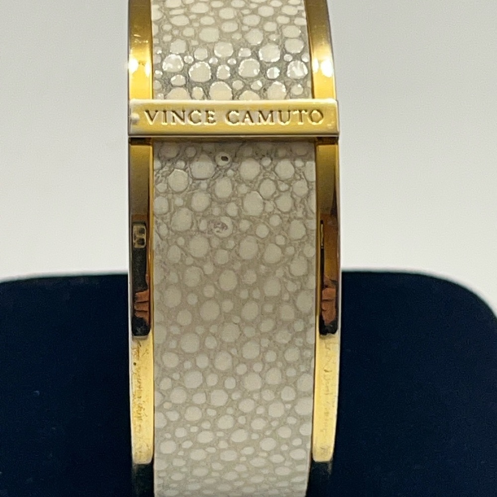 Vince Camuto Gold and Cream Bracelet
